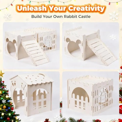 Large Rabbit House Wooden