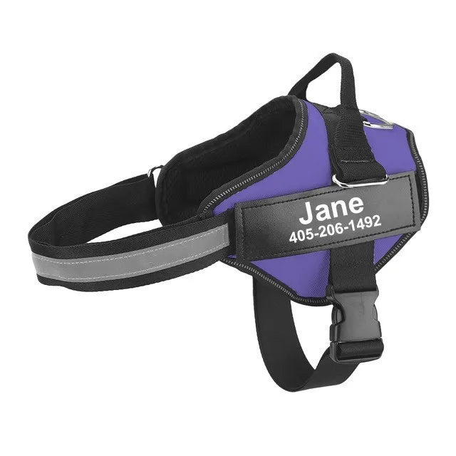 Dog Harness Adjustable Vest Reflective Breathable