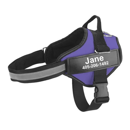 Dog Harness Adjustable Vest Reflective Breathable