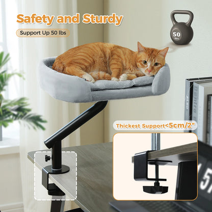 360° Rotatable Cat Bed Stand for Indoors