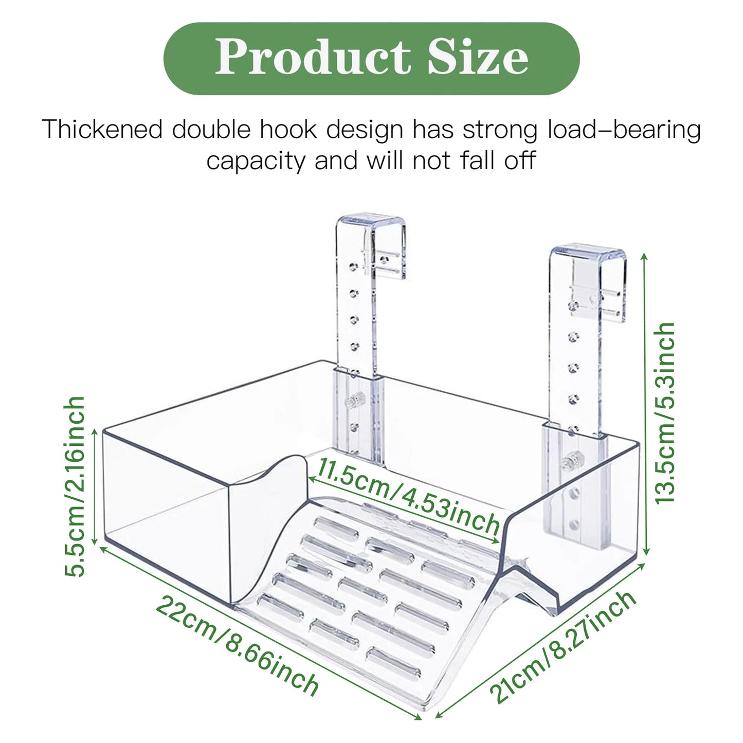 Floating Turtle Basking Platform Transparent Perforated