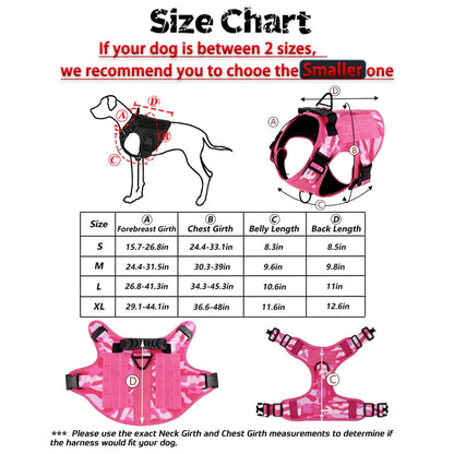 Military Pink Camouflage  Harness