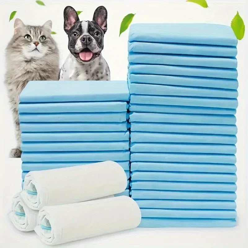 40/50/100/200pcs Super Absorbent Odor-Control Diaper And Training Pads