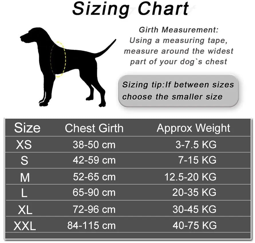 Dog Harness Adjustable Vest Reflective Breathable