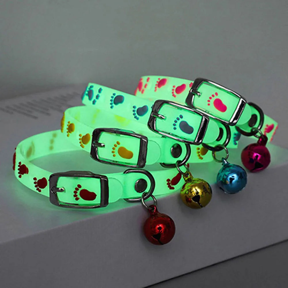 Luminous Cat Necklace Anti-Loss Fluorescent