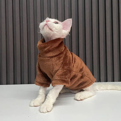 Warm Coral Turtleneck