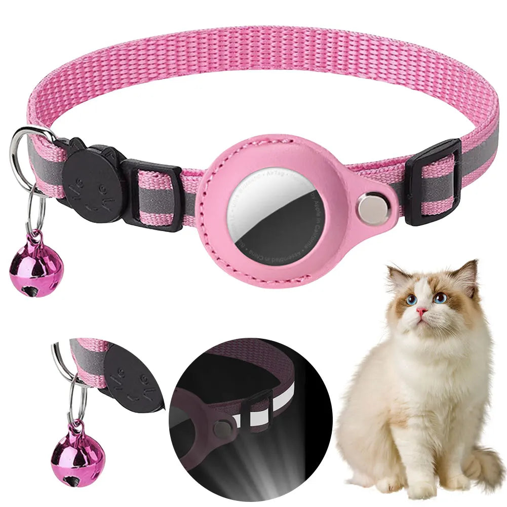 For Apple AirTag Cat Collar Adjustable