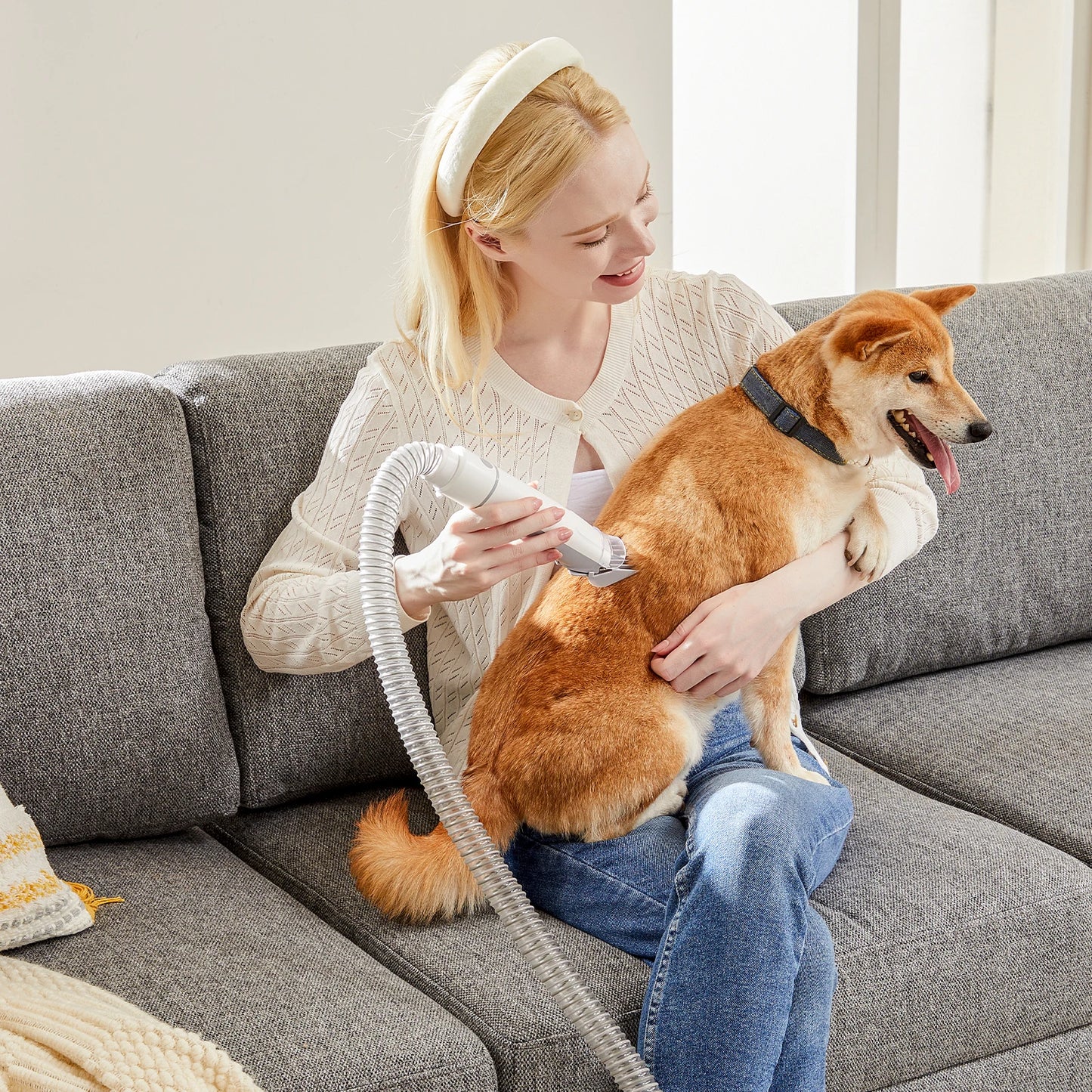 2.5L Professional Pet Grooming Vacuum Kit 3 Modes
