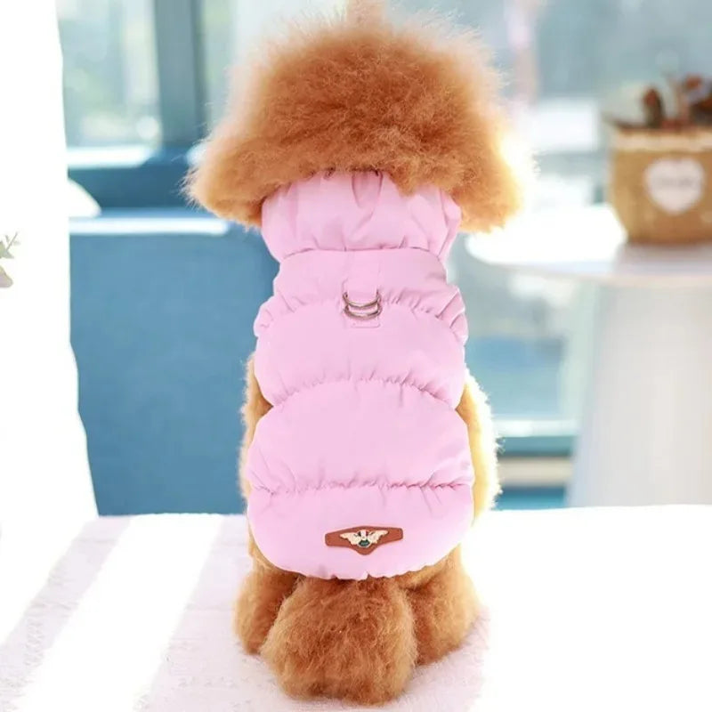 Soft Warm Winter Padded Jacket For Small Medium Pet