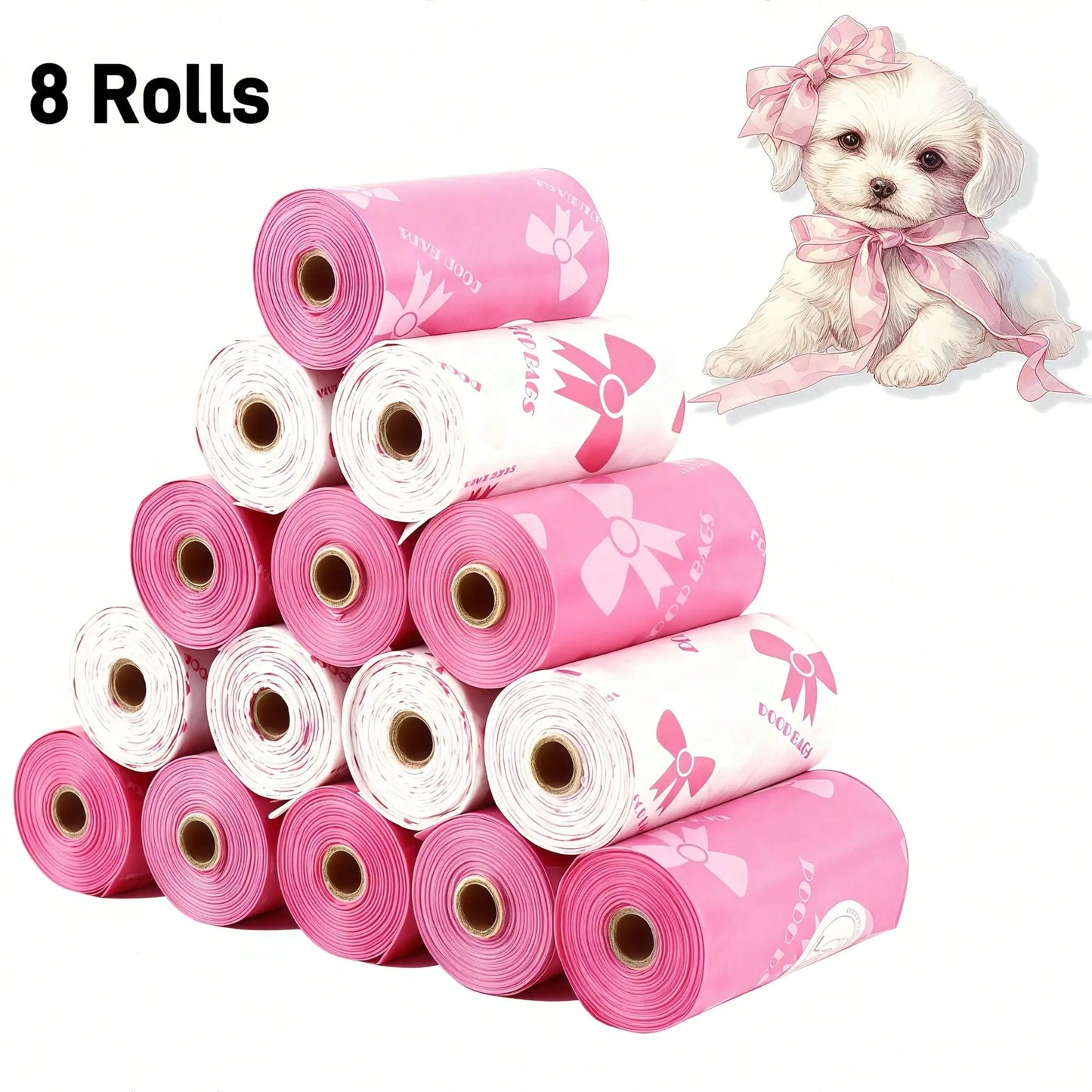 3/6/10/12 Rolls 180 Count Super Thick  Poop Bags