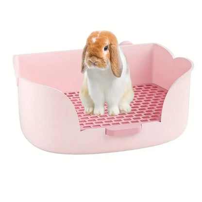 Large Rabbit Litter Box Corner Toilet Trainer