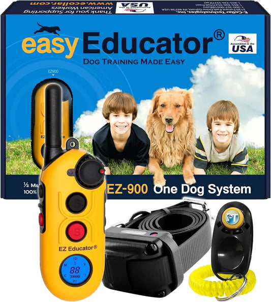 EZ-900 E Collar for Dog Training with Remote - 1/2 Mile Range Waterproof
