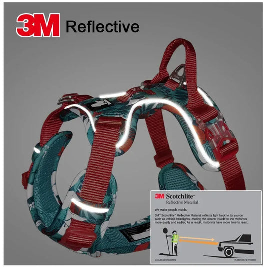 Dog Harness Camouflage Reflective