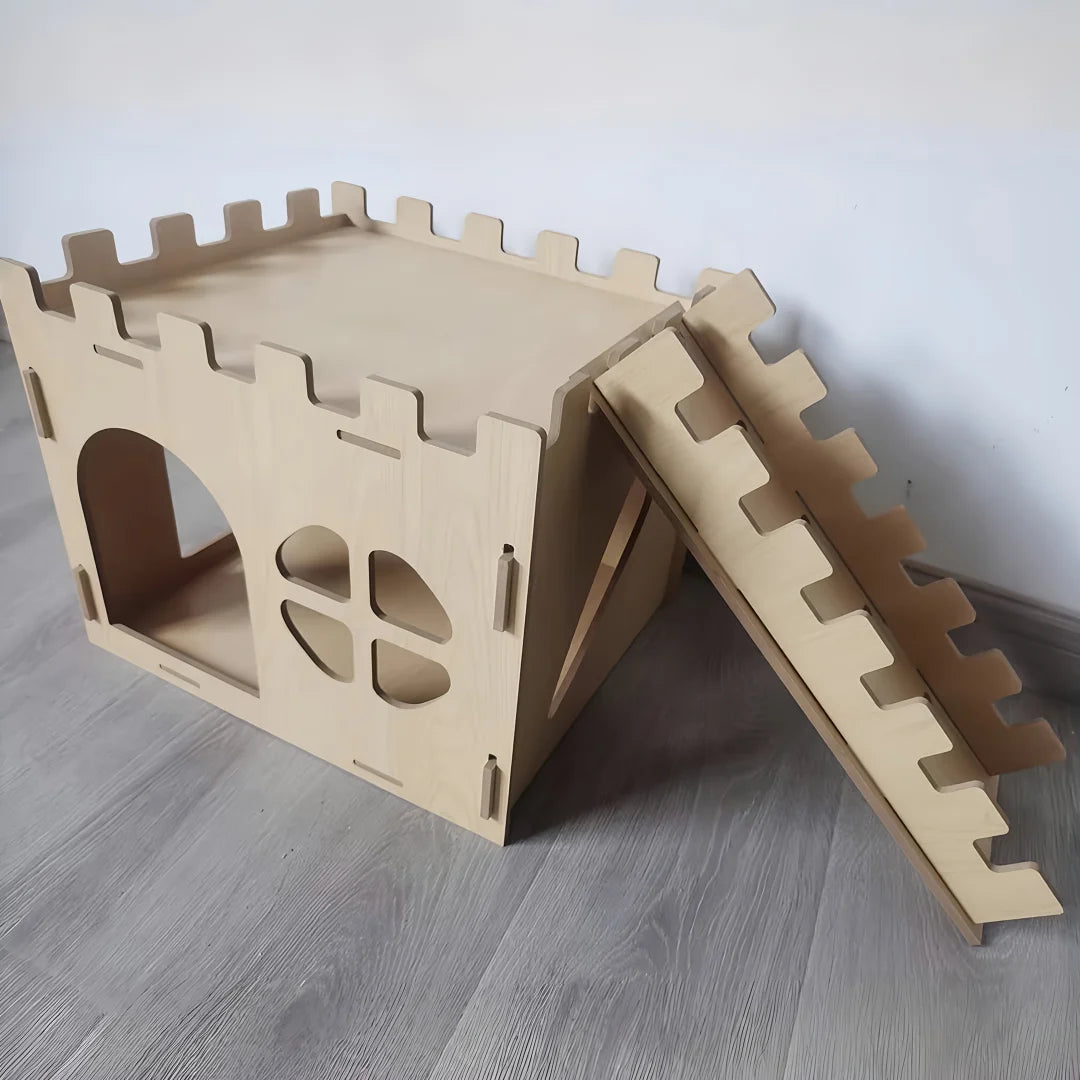 Castle, Hiding Place, Detachable Habitat, Evading House, Wood