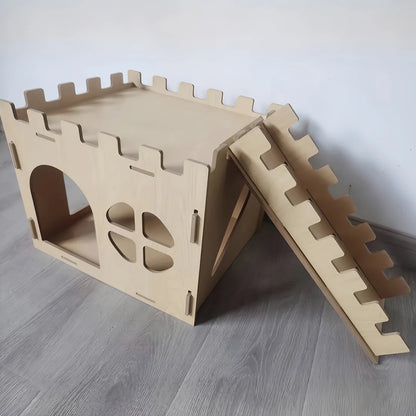 Castle, Hiding Place, Detachable Habitat, Evading House, Wood