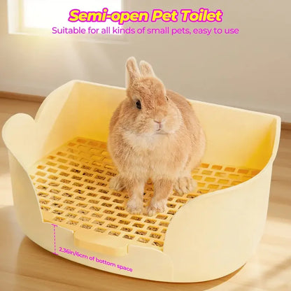 Large Rabbit Litter Box Corner Toilet Trainer