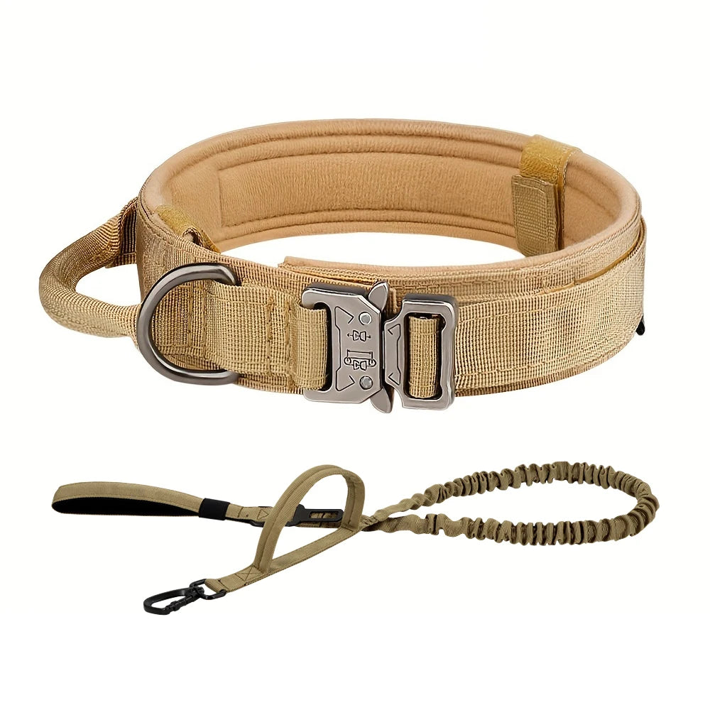 Training Collar Adjustable Tactical And Leash Set Control Handle