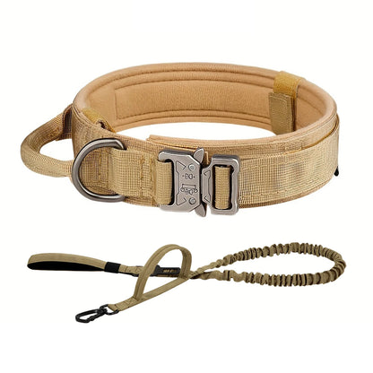 Training Collar Adjustable Tactical And Leash Set Control Handle