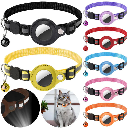 For Apple AirTag Cat Collar Adjustable