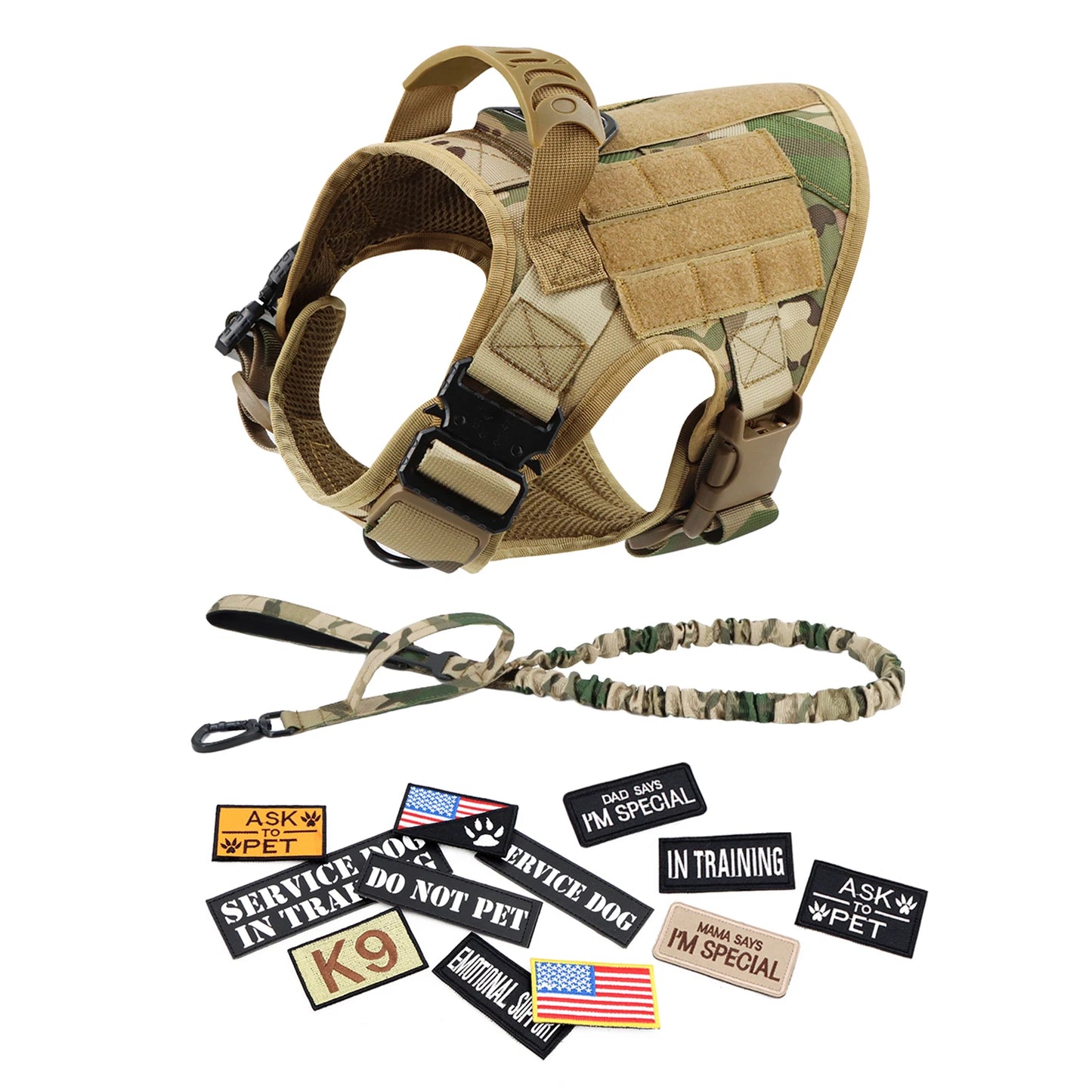 Large Dog Harness Training Vests