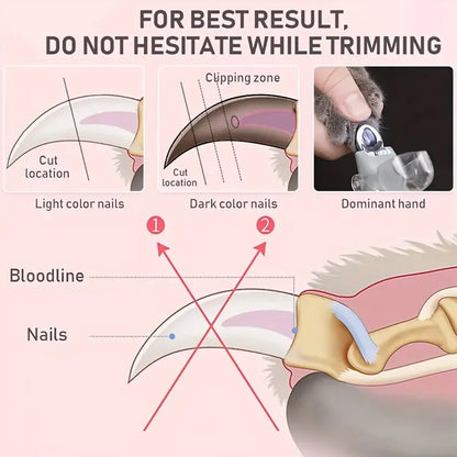 LED Light Nail Clipper
