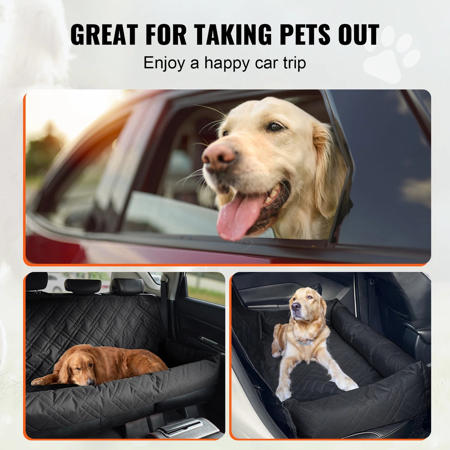 Dog Car Seat Waterproof Booster Seat