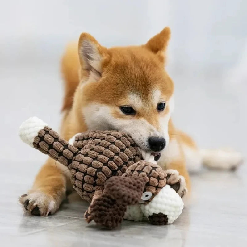 Plush Squeaky Puppy Chew Toy