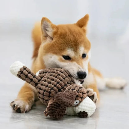 Plush Squeaky Puppy Chew Toy
