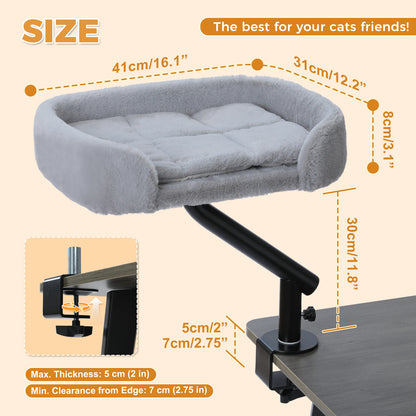 360° Rotatable Cat Bed Stand for Indoors