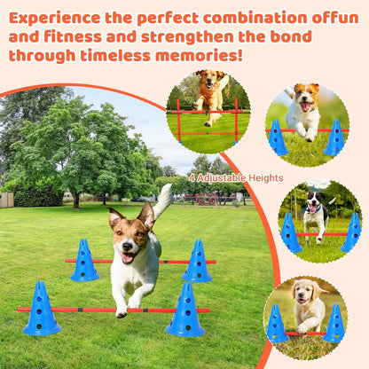 Dog Hurdle  Agility Course Backyard Set