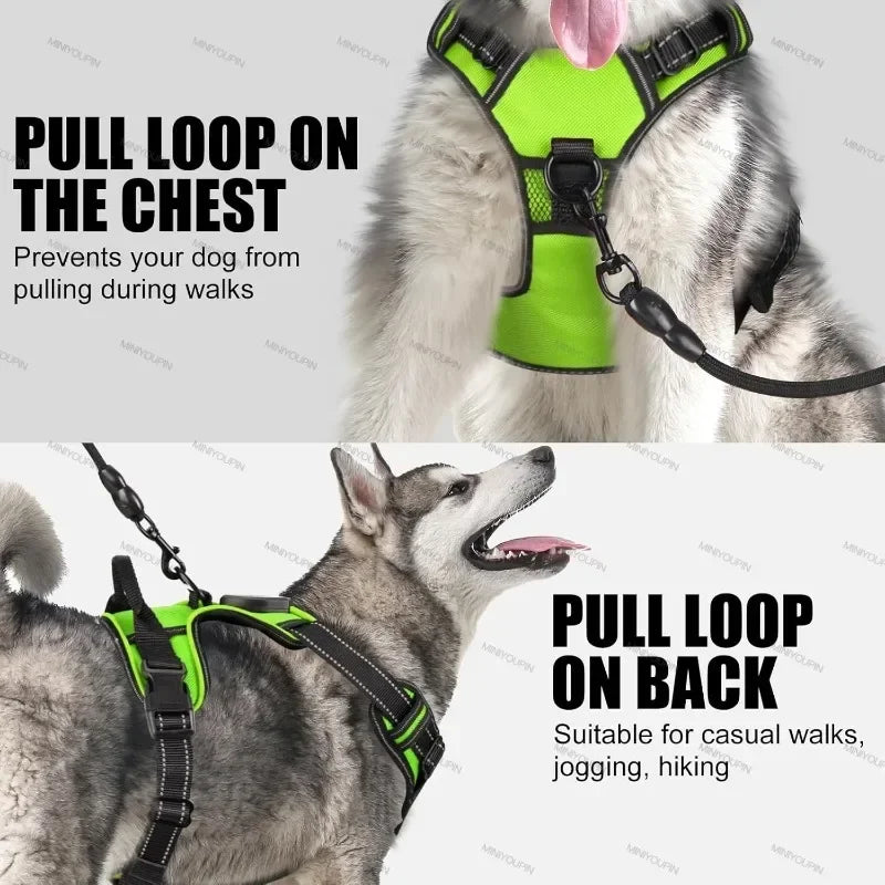 Led Dog Harness  Adjustable Rechargeable