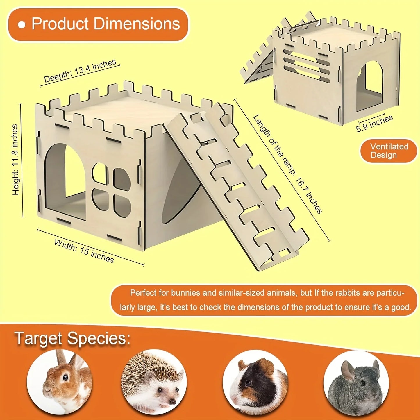 Castle, Hiding Place, Detachable Habitat, Evading House, Wood