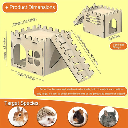 Castle, Hiding Place, Detachable Habitat, Evading House, Wood