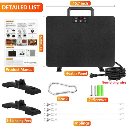 1PC Chicken Coop Thermostatic Heating Panel
