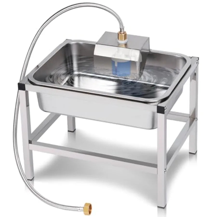 3Gal Automatic Dog Water Bowl for Outdoors