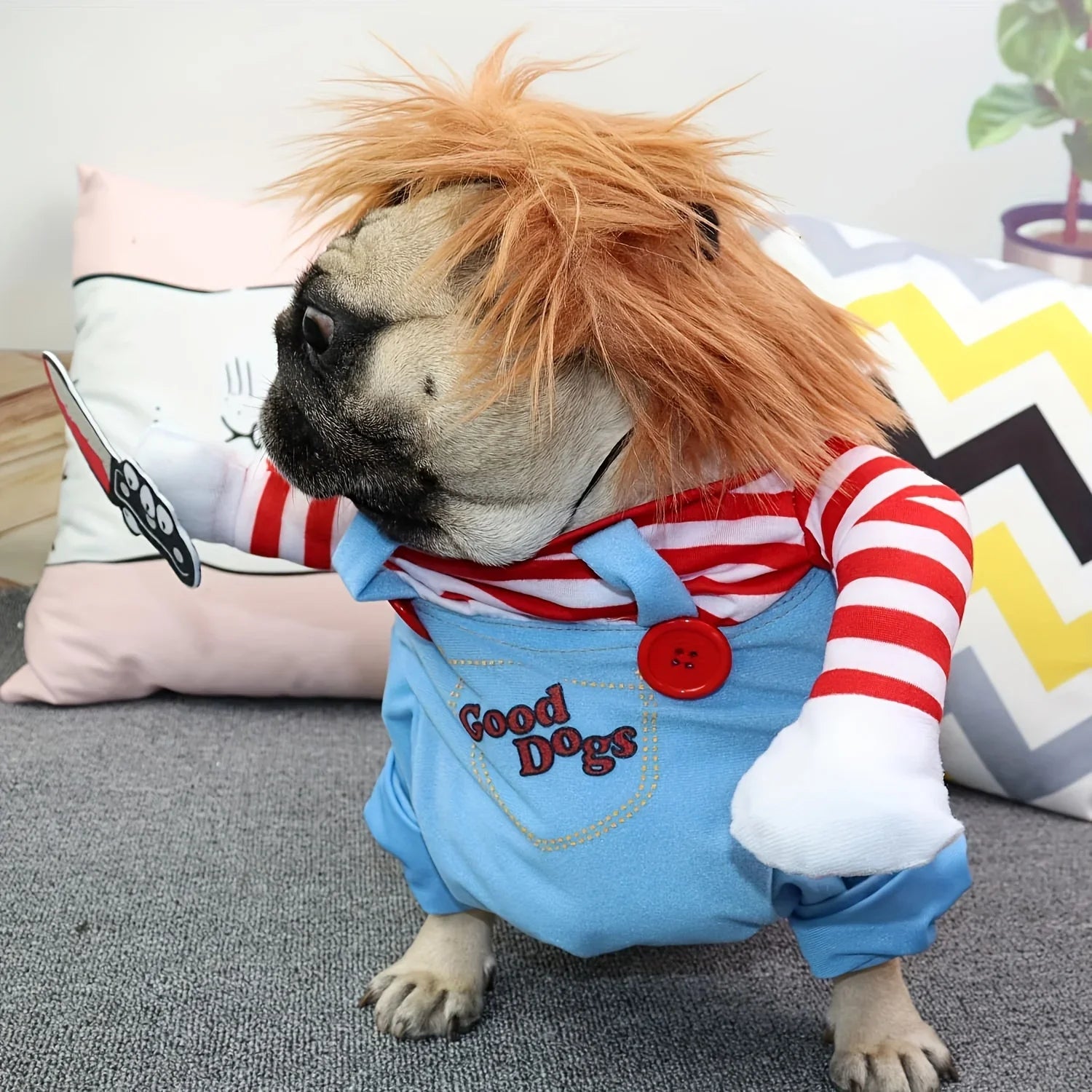 Bloody Doll Halloween Costume for Dogs Pet Zen