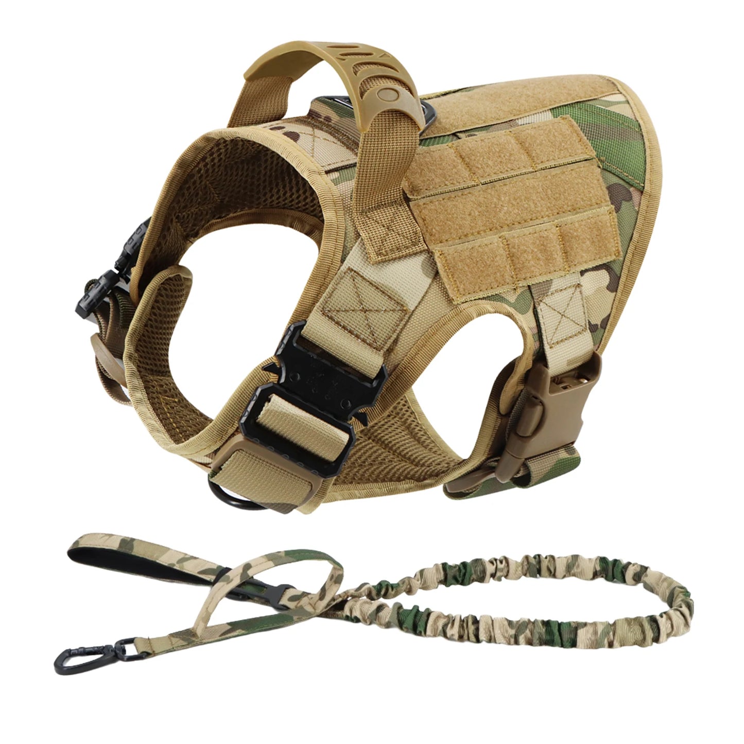Tactical Dog Harness Leash Set Training Walking Hunting