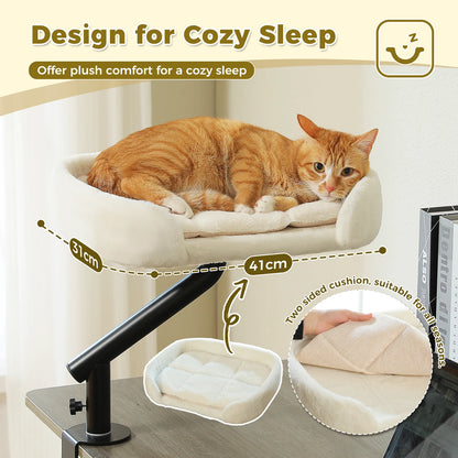 360° Rotatable Cat Bed Stand for Indoors