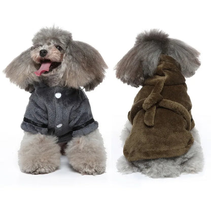Pet Dog Bathrobe with Hood, Drying Towel