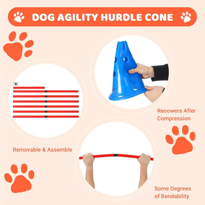 Dog Hurdle  Agility Course Backyard Set