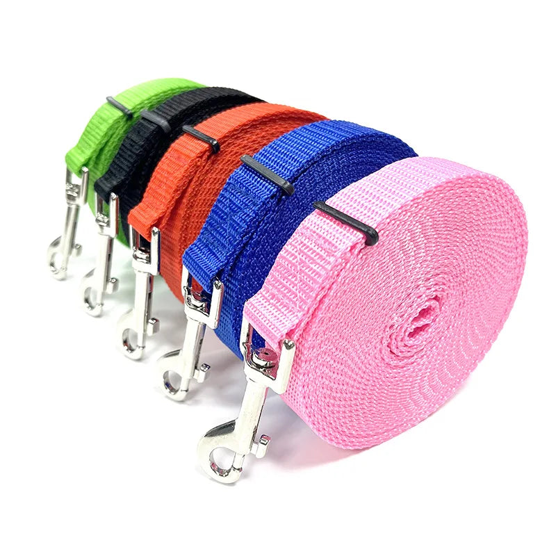 4ft-100ft Nylon Long Leash for Pets Outdoor Training