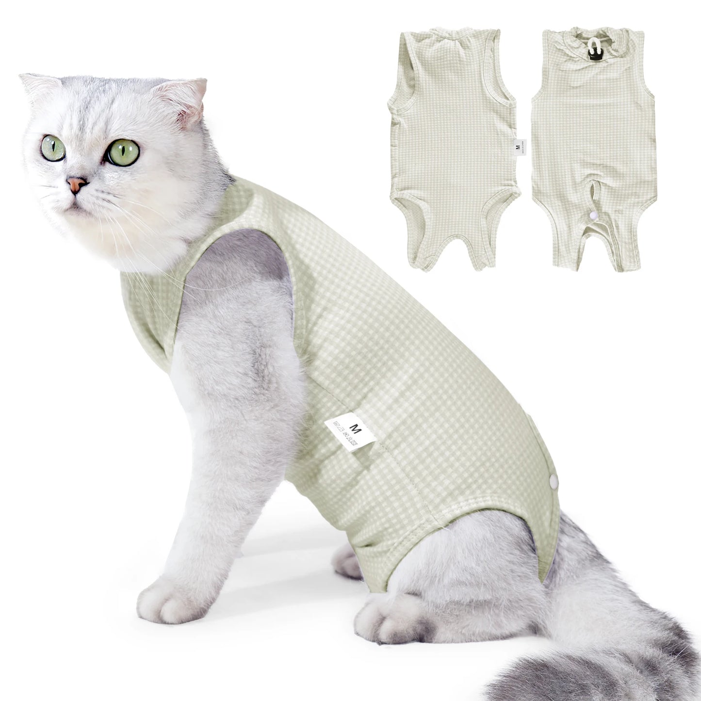 Cat Recovery Suit Onesie for Cats