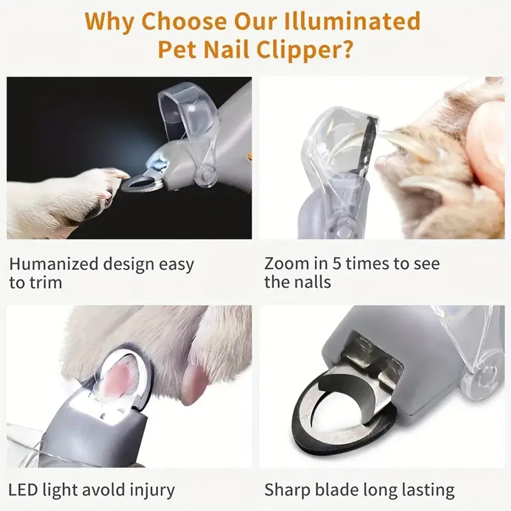 LED Light Nail Clipper