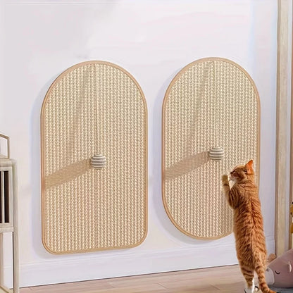Durable, Sofa-Safe Scratch Board with Playful Toy for Cats