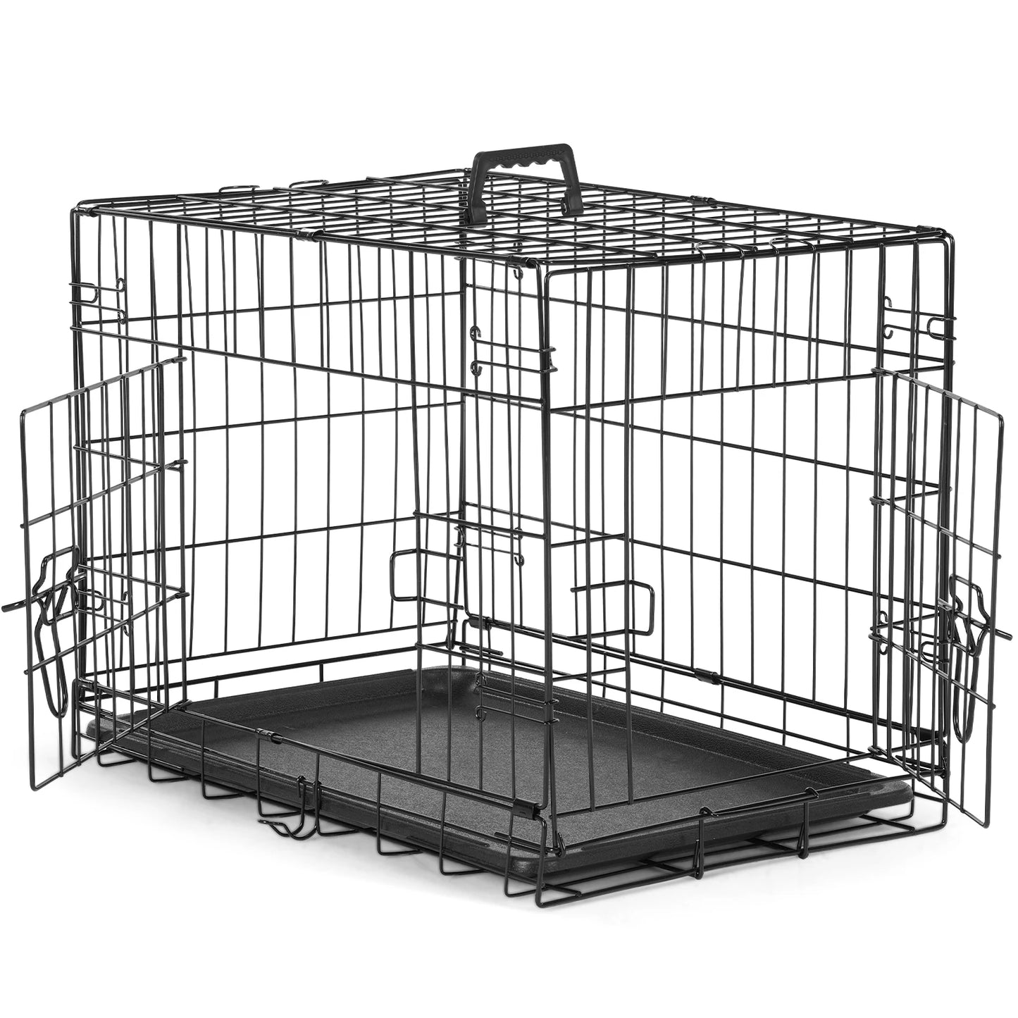 48 Inch Double Door Folding Metal Wire Cage