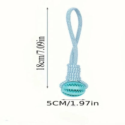 Rope & Rubber  Chew Ball