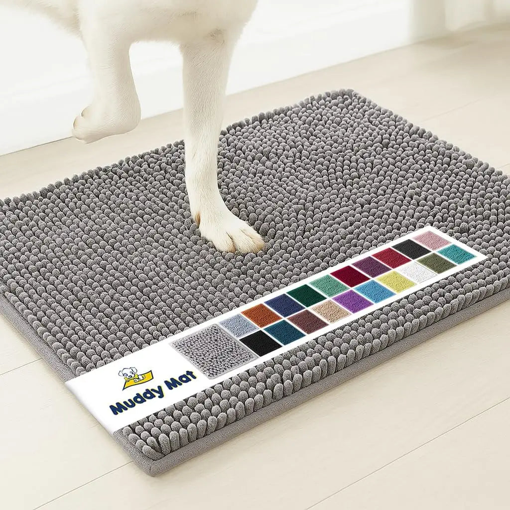 Super Absorbent Microfiber Door Mat for Muddy Paws