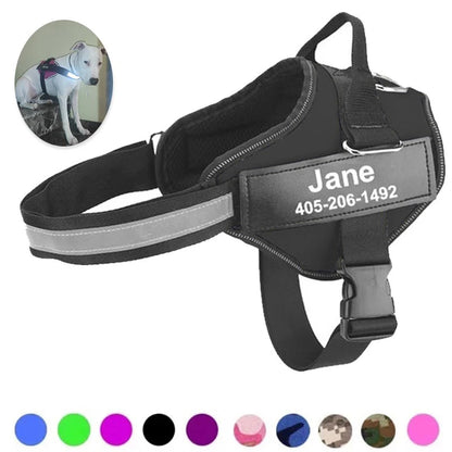 Dog Harness Adjustable Vest Reflective Breathable