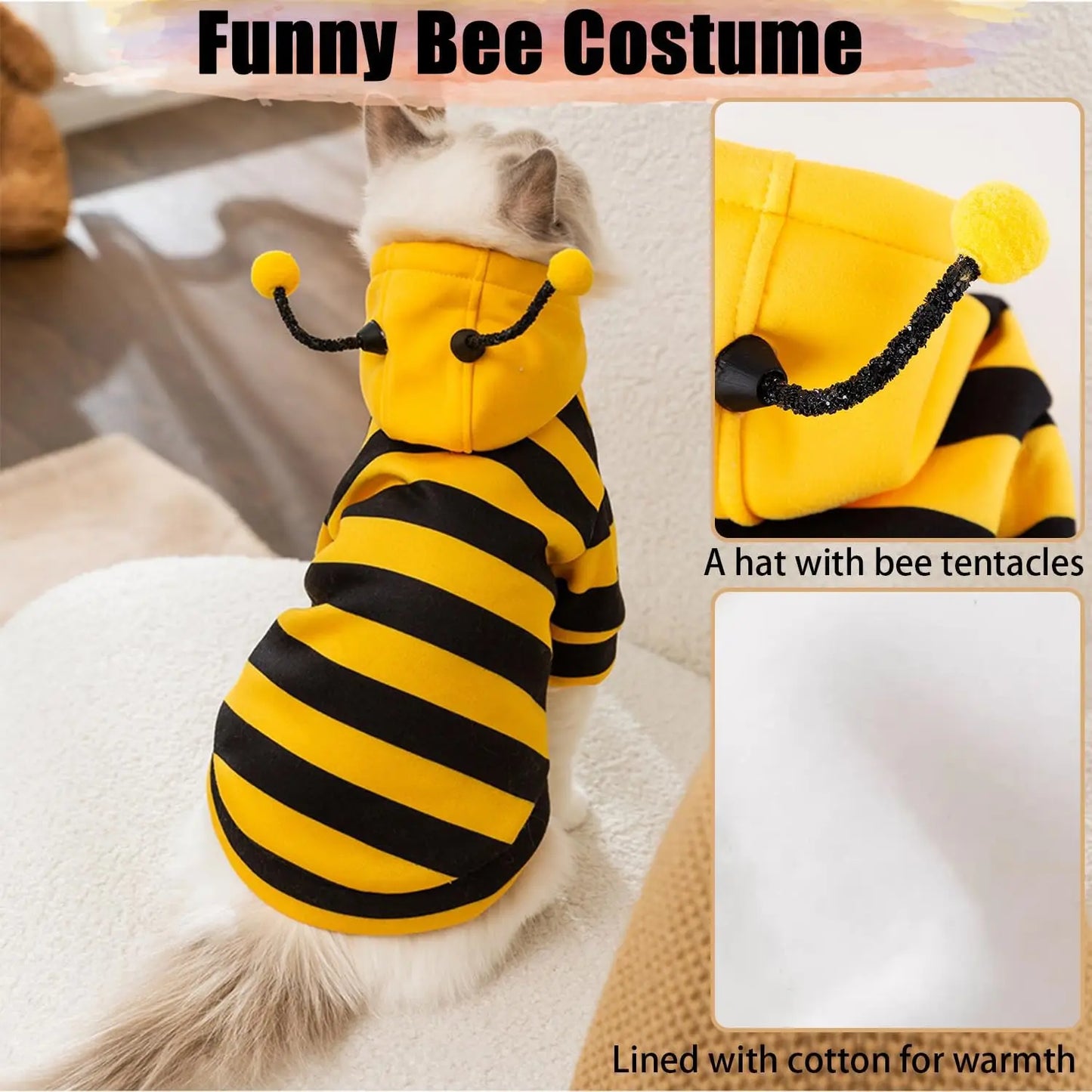 Warm Cold Weather Coat for Small Dogs Cats,  Party Costume