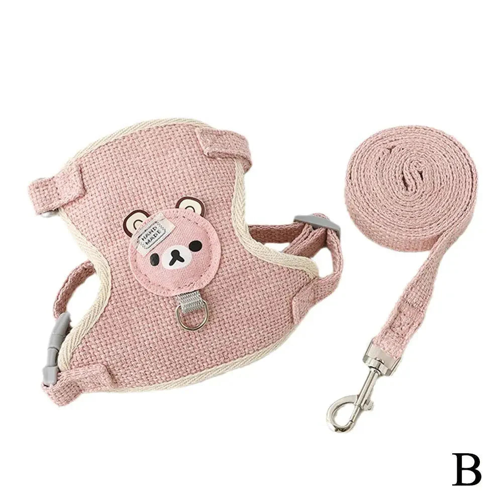 Undershirt Vest Harness & Leash for Small Dogs & Cats | Adjustable & Breathable Econic Blanks